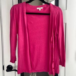 Pink New York and company cardigan